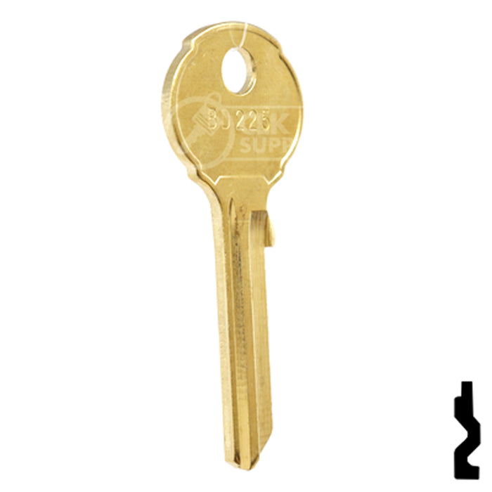 Uncut Key Blank | Legge, Union | BD225 Residential-Commercial Key Framon Manufacturing Company, Inc