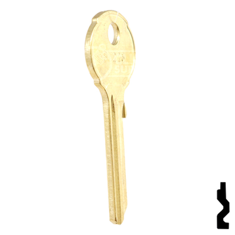 Uncut Key Blank | Legge, Union | BD225 Residential-Commercial Key Framon Manufacturing Company, Inc