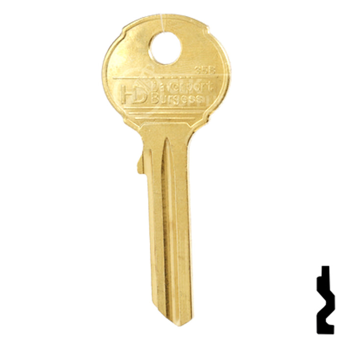 Uncut Key Blank | Legge, Union | BD225 Residential-Commercial Key Framon Manufacturing Company, Inc