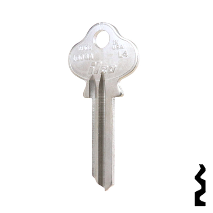 Uncut Key Blank | Lockwood | 1004A, L4 Residential-Commercial Key Ilco