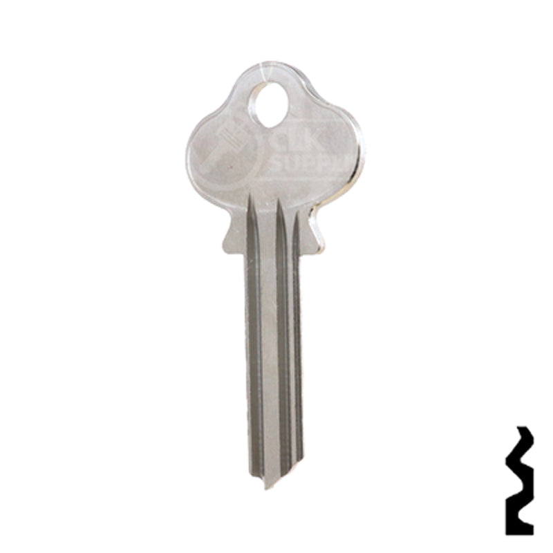 Uncut Key Blank | Lockwood | 1004A, L4 Residential-Commercial Key Ilco