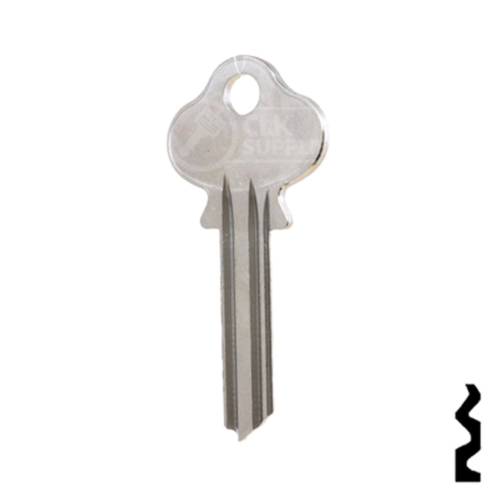 Uncut Key Blank | Lockwood | 1004A, L4 Residential-Commercial Key Ilco