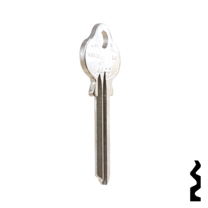 Uncut Key Blank | Lockwood | 1004A, L4 Residential-Commercial Key Ilco