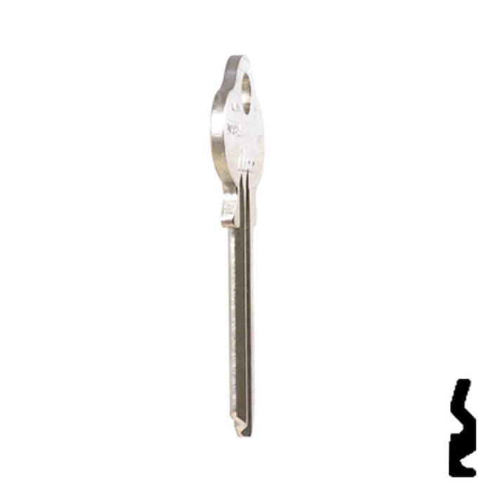 Uncut Key Blank | Lockwood | 1004A, L4 Residential-Commercial Key Ilco