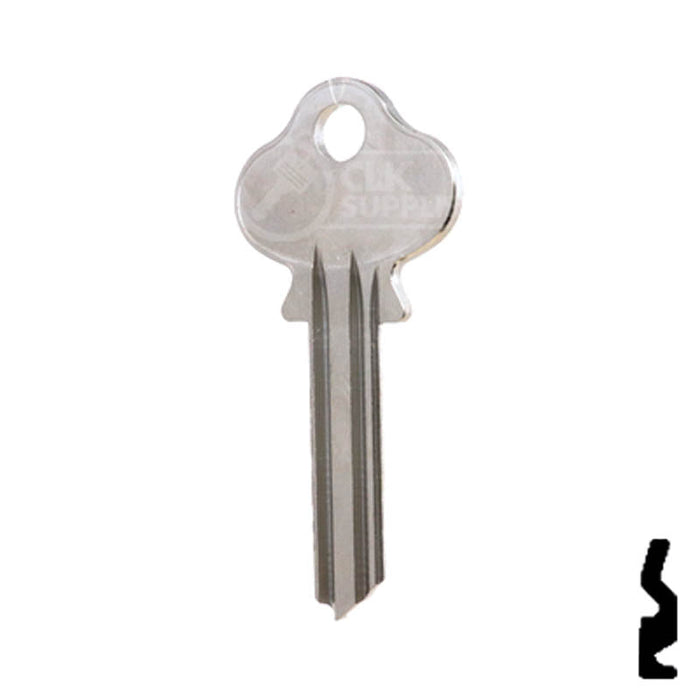 Uncut Key Blank | Lockwood | 1004A, L4 Residential-Commercial Key Ilco