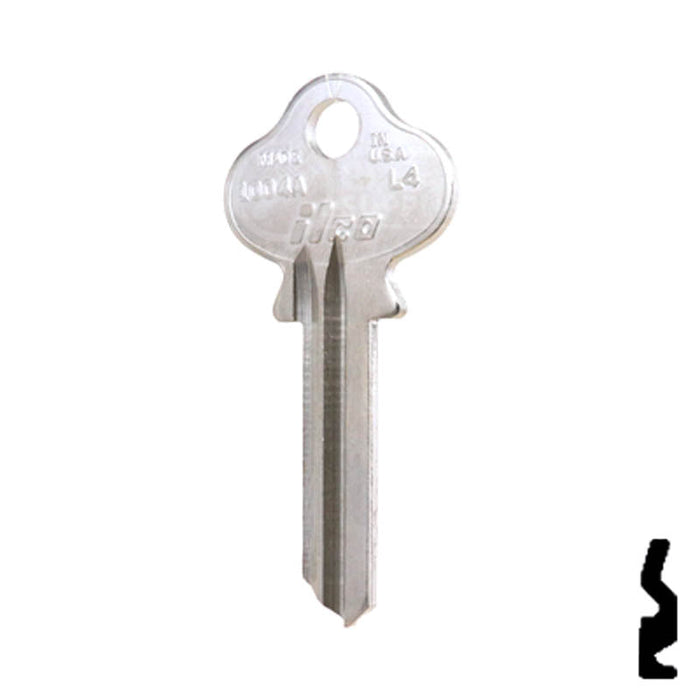 Uncut Key Blank | Lockwood | 1004A, L4 Residential-Commercial Key Ilco