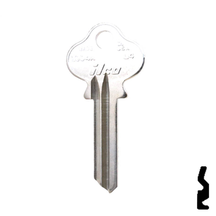 Uncut Key Blank | Lockwood | 1004A, L4 Residential-Commercial Key Ilco