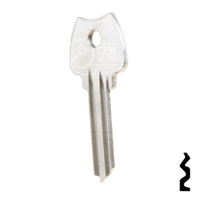 Uncut Key Blank | Lockwood| 1004N, L13 Residential-Commercial Key Ilco