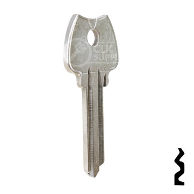 Uncut Key Blank | Lockwood| 1004N, L13 Residential-Commercial Key Ilco