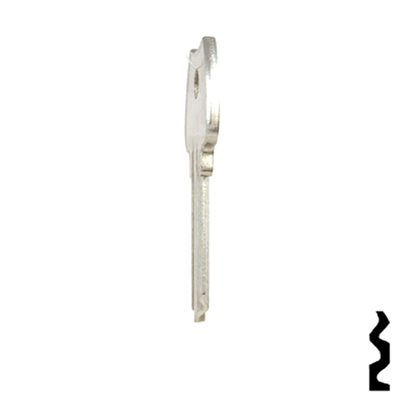 Uncut Key Blank | Lockwood | 1004SN Residential-Commercial Key Ilco