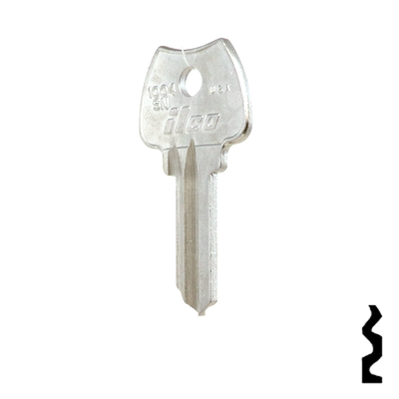 Uncut Key Blank | Lockwood | 1004SN Residential-Commercial Key Ilco