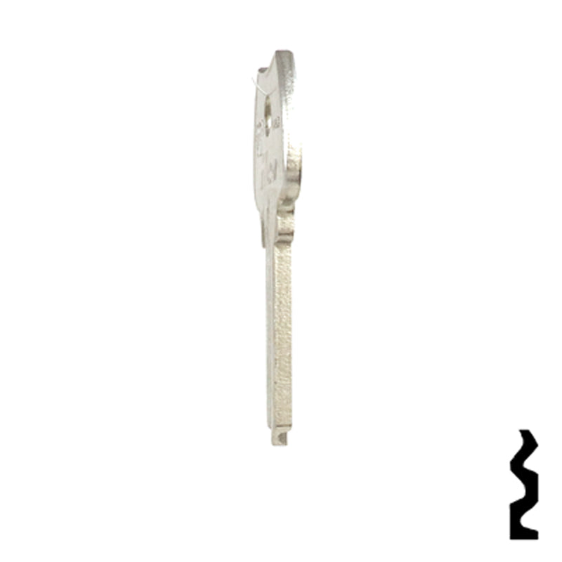 Uncut Key Blank | Lockwood | 1004SN Residential-Commercial Key Ilco
