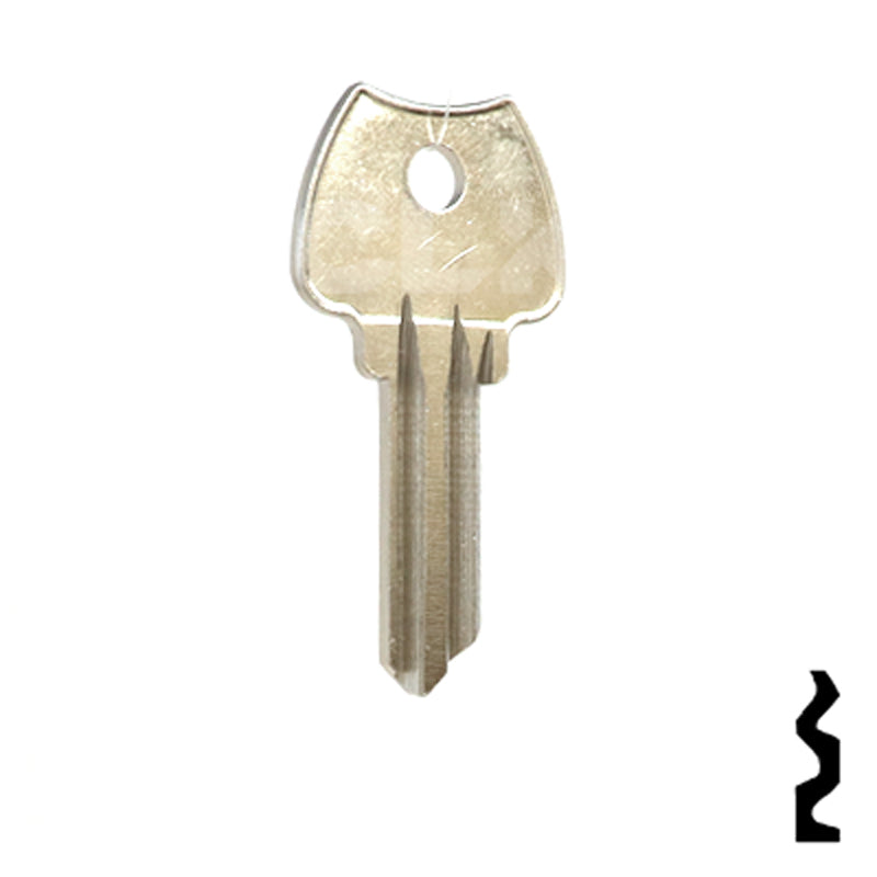 Uncut Key Blank | Lockwood | 1004SN Residential-Commercial Key Ilco