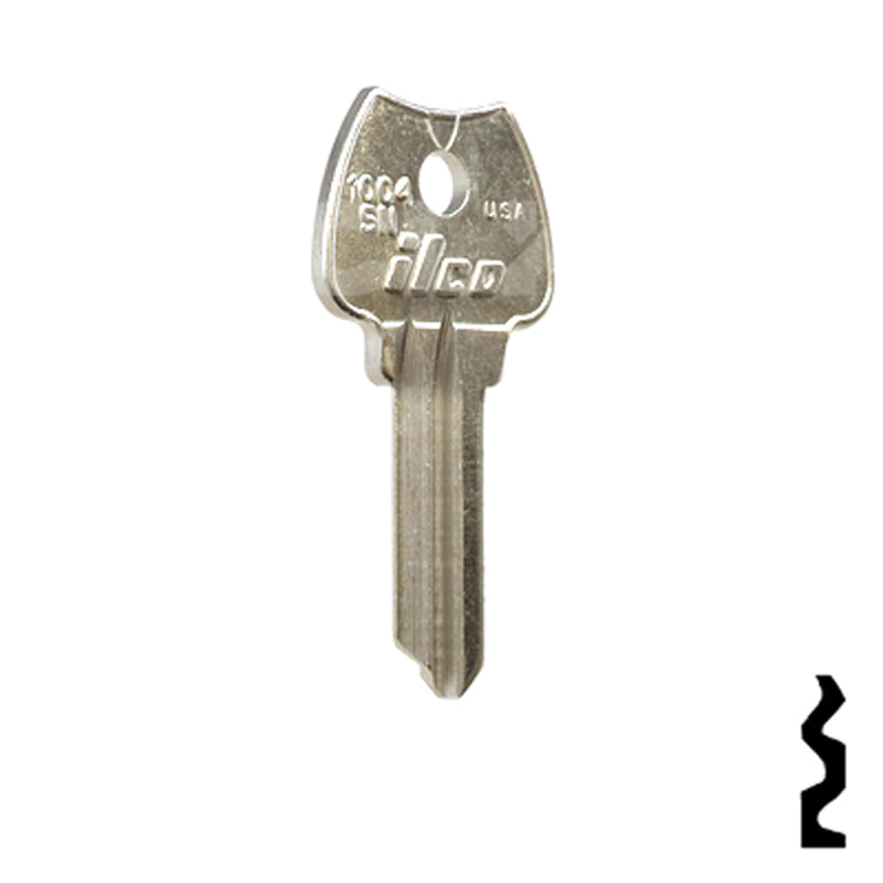 Uncut Key Blank | Lockwood | 1004SN Residential-Commercial Key Ilco