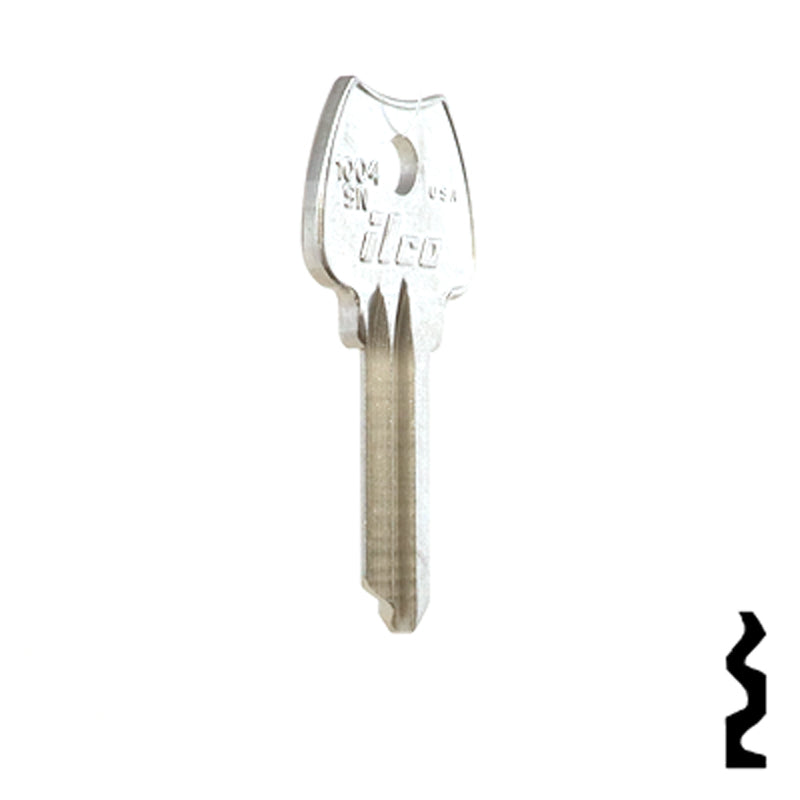 Uncut Key Blank | Lockwood | 1004SN Residential-Commercial Key Ilco