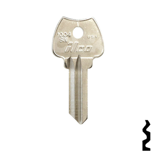 Uncut Key Blank | Lockwood | 1004SN Residential-Commercial Key Ilco