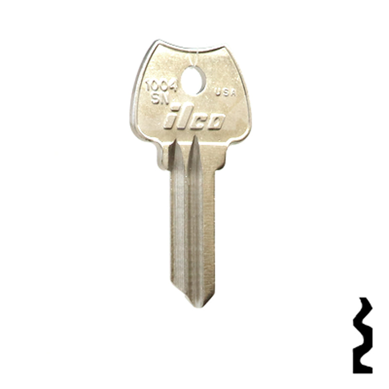 Uncut Key Blank | Lockwood | 1004SN Residential-Commercial Key Ilco