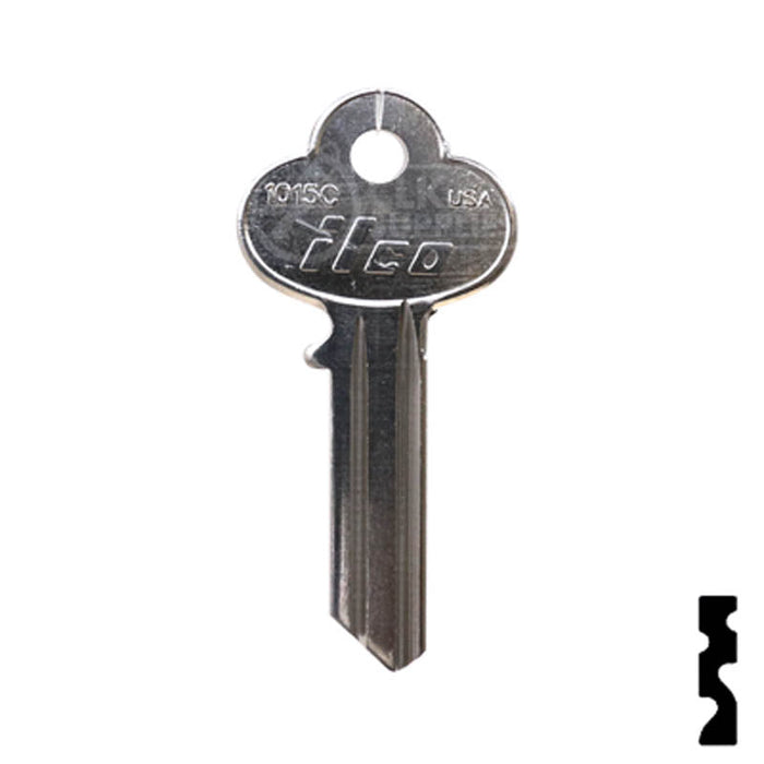 Uncut Key Blank | Lockwood | 1015C Residential-Commercial Key Ilco