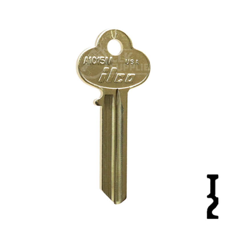 Uncut Key Blank | Lockwood | A1015M Residential-Commercial Key Ilco