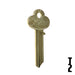 Uncut Key Blank | Lockwood | A1015M Residential-Commercial Key Ilco