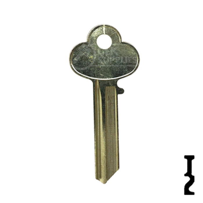 Uncut Key Blank | Lockwood | A1015M Residential-Commercial Key Ilco