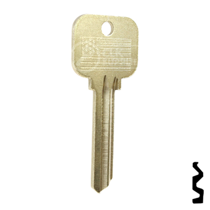 Uncut Key Blank | Lockwood | BD124 Residential-Commercial Key Framon Manufacturing Company, Inc