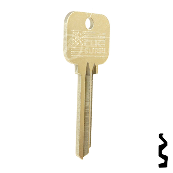 Uncut Key Blank | Lockwood | BD124 Residential-Commercial Key Framon Manufacturing Company, Inc