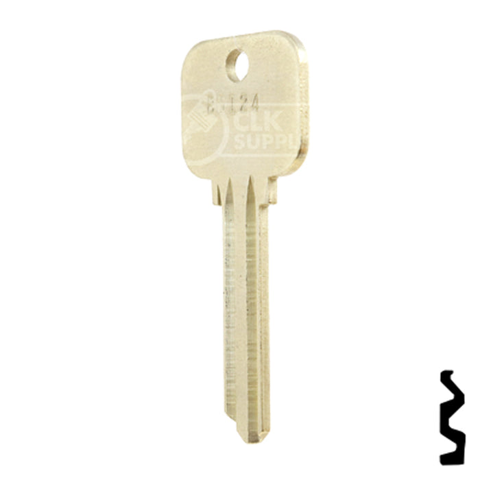 Uncut Key Blank | Lockwood | BD124 Residential-Commercial Key Framon Manufacturing Company, Inc