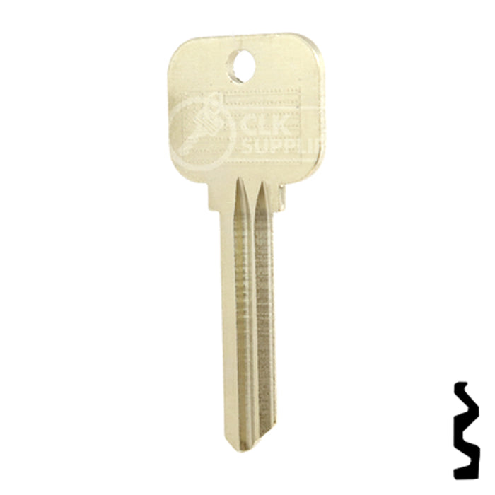 Uncut Key Blank | Lockwood | BD124 Residential-Commercial Key Framon Manufacturing Company, Inc