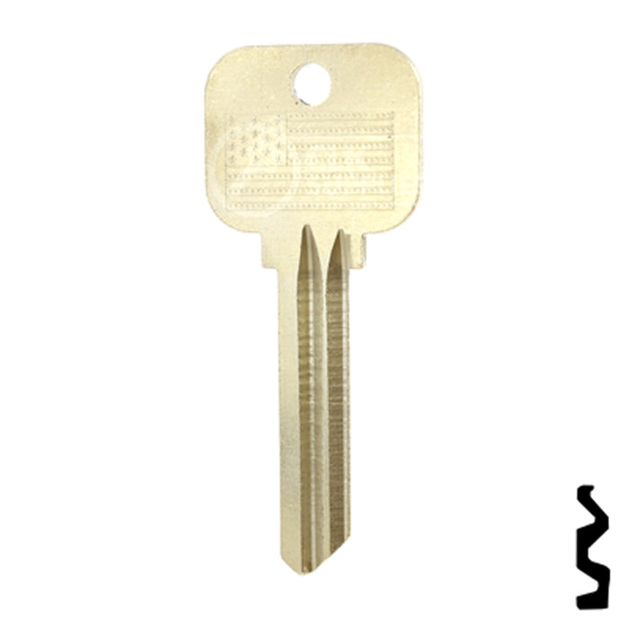 Uncut Key Blank | Lockwood | BD124 Residential-Commercial Key Framon Manufacturing Company, Inc