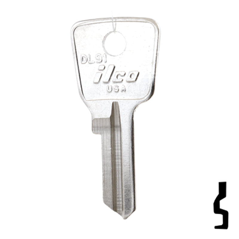 Uncut Key Blank | Lockwood  | DL9 Residential-Commercial Key Ilco