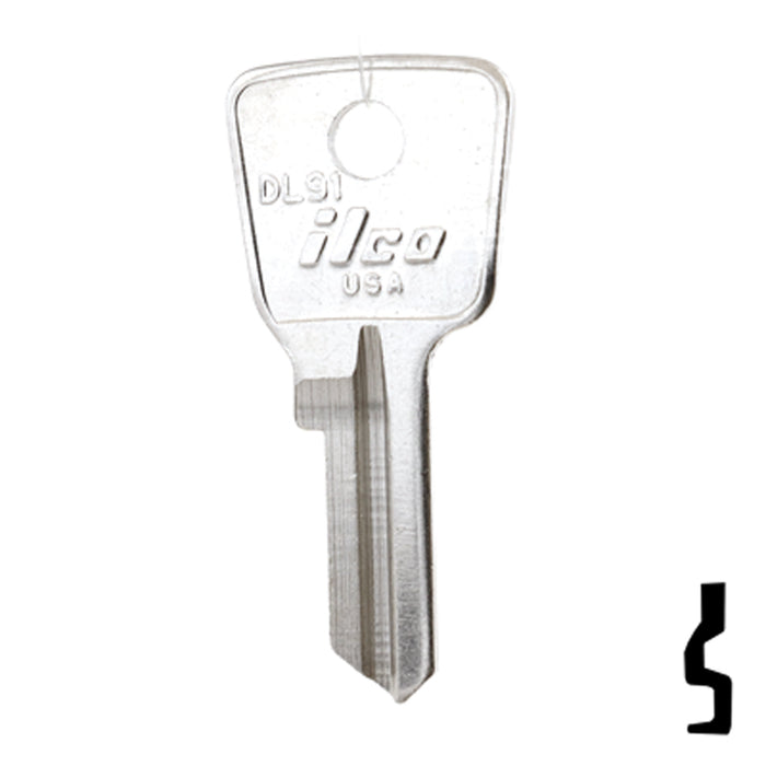 Uncut Key Blank | Lockwood  | DL9 Residential-Commercial Key Ilco