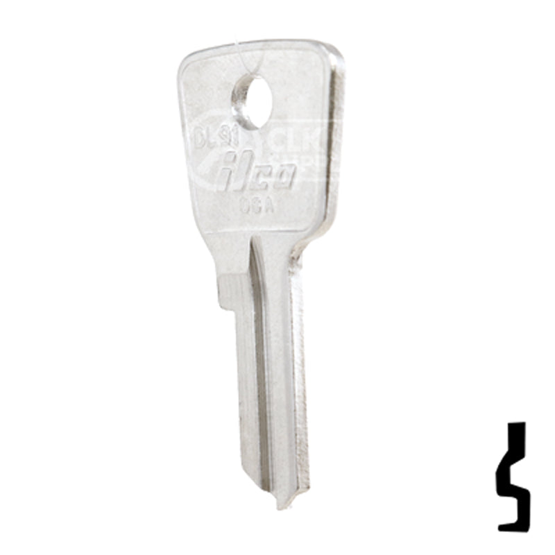 Uncut Key Blank | Lockwood  | DL9 Residential-Commercial Key Ilco