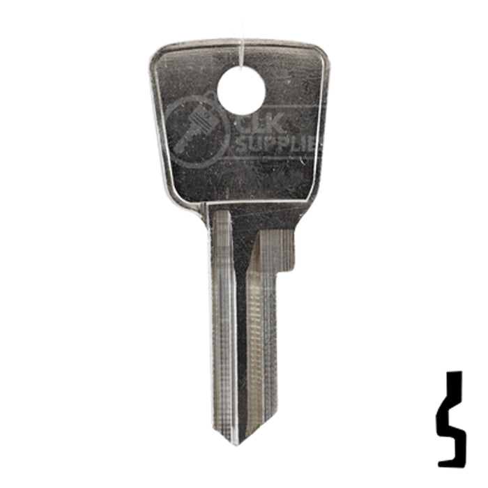 Uncut Key Blank | Lockwood  | DL9 Residential-Commercial Key Ilco