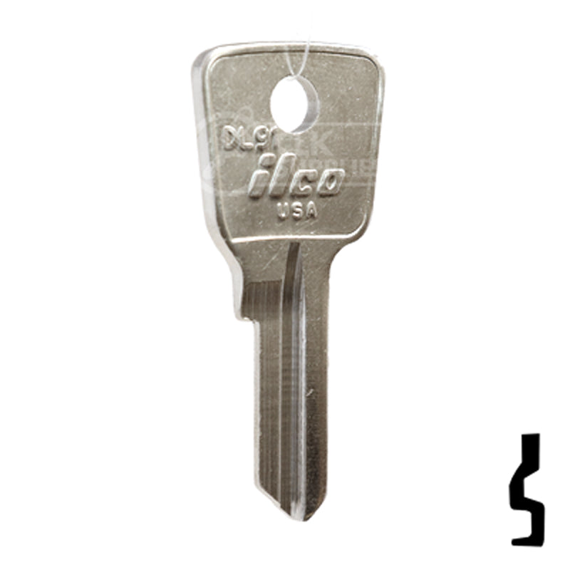 Uncut Key Blank | Lockwood  | DL9 Residential-Commercial Key Ilco