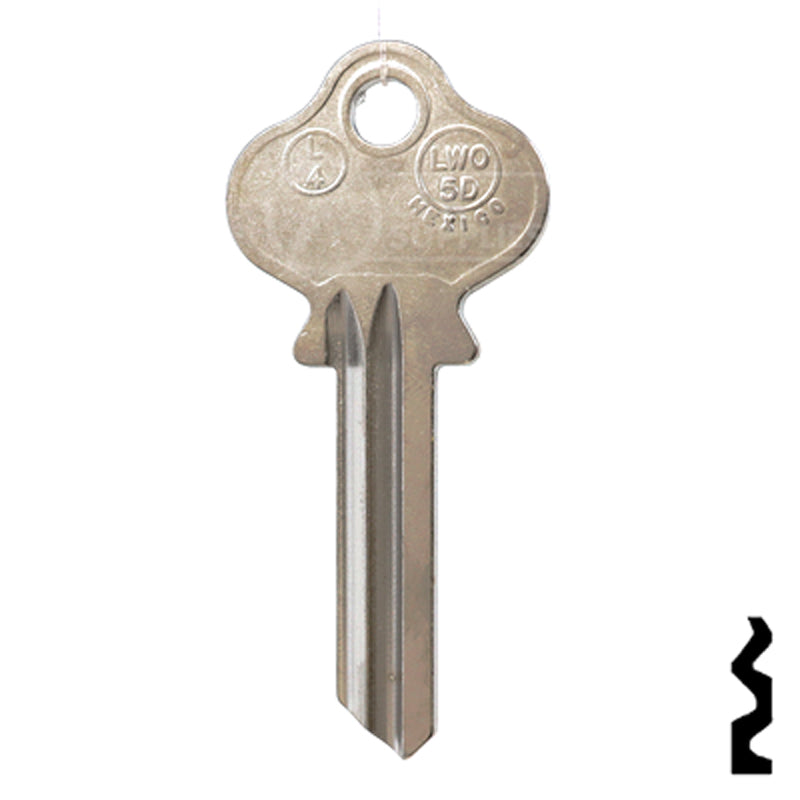 Uncut Key Blank | Lockwood | L4, 1004A Residential-Commercial Key JMA USA