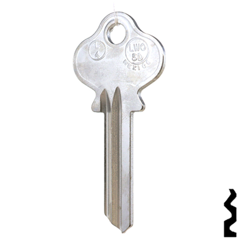Uncut Key Blank | Lockwood | L4, 1004A Residential-Commercial Key JMA USA
