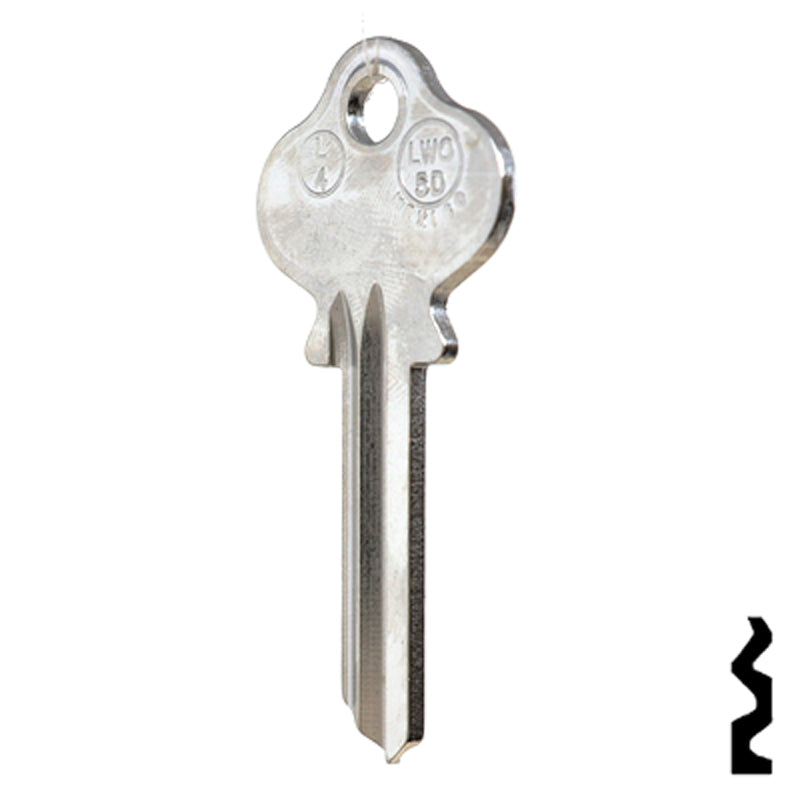 Uncut Key Blank | Lockwood | L4, 1004A Residential-Commercial Key JMA USA