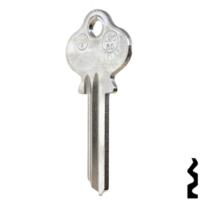Uncut Key Blank | Lockwood | L4, 1004A Residential-Commercial Key JMA USA
