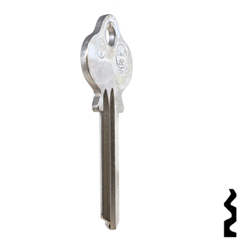 Uncut Key Blank | Lockwood | L4, 1004A Residential-Commercial Key JMA USA