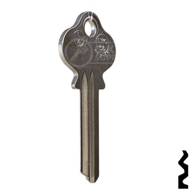 Uncut Key Blank | Lockwood | L4, 1004A Residential-Commercial Key JMA USA