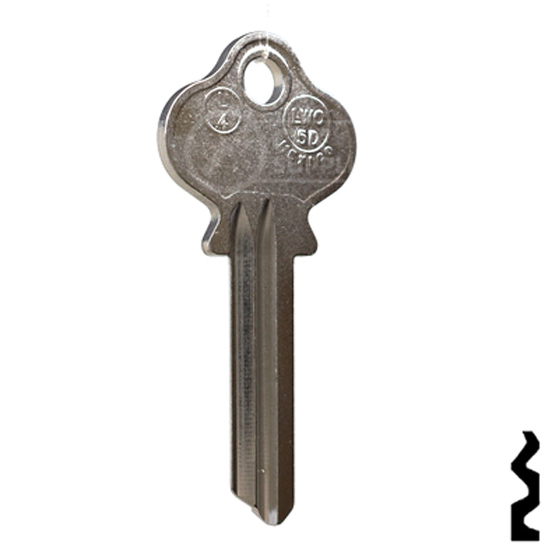Uncut Key Blank | Lockwood | L4, 1004A Residential-Commercial Key JMA USA