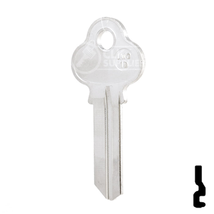 Uncut Key Blank | Lockwood | LWO-1D Residential-Commercial Key JMA USA