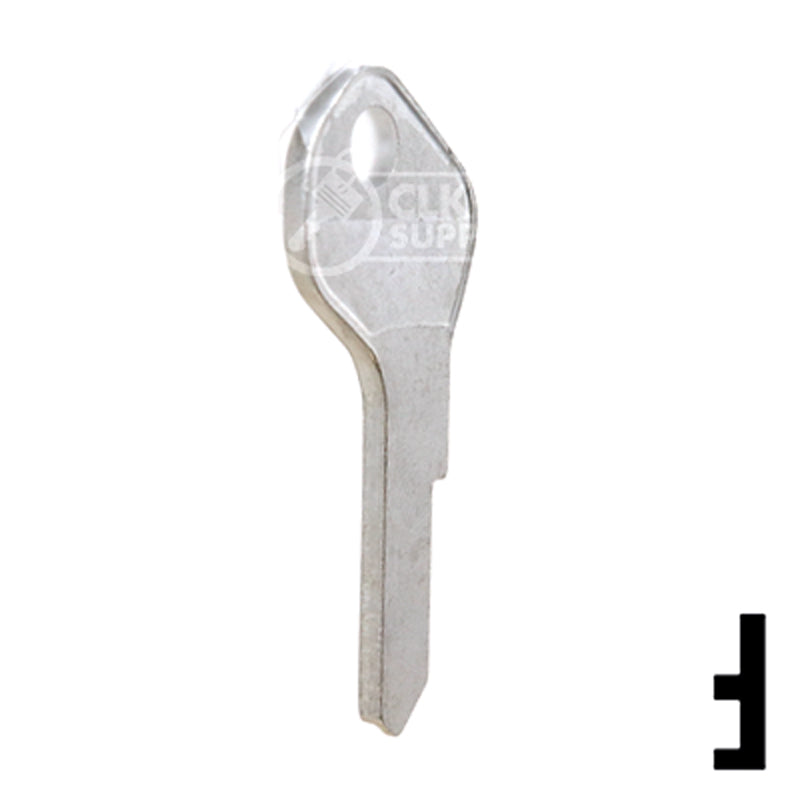 Uncut Key Blank | Lowe & Fletcher | LF18 Residential-Commercial Key Ilco