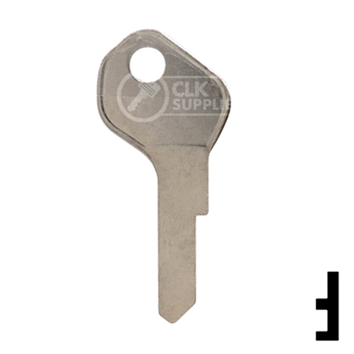 Uncut Key Blank | Lowe & Fletcher | LF18 Residential-Commercial Key Ilco