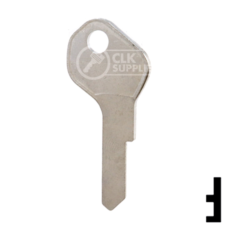 Uncut Key Blank | Lowe & Fletcher | LF18 Residential-Commercial Key Ilco