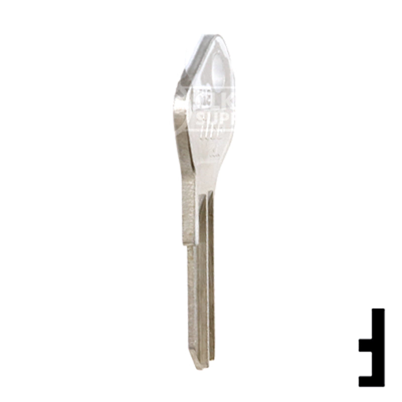 Uncut Key Blank | Lowe & Fletcher | LF18 Residential-Commercial Key Ilco