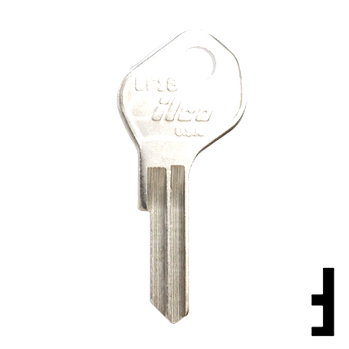 Uncut Key Blank | Lowe & Fletcher | LF18 Residential-Commercial Key Ilco