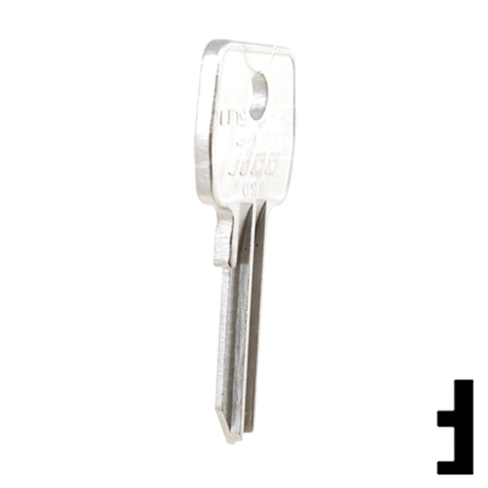 Uncut Key Blank | Lowe & Fletcher | LF19 Residential-Commercial Key Ilco