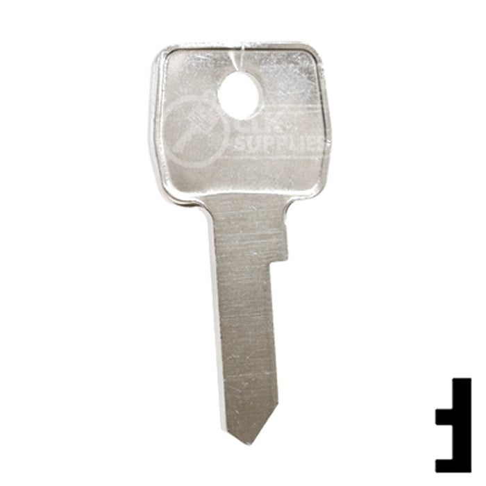 Uncut Key Blank | Lowe & Fletcher | LF19 Residential-Commercial Key Ilco